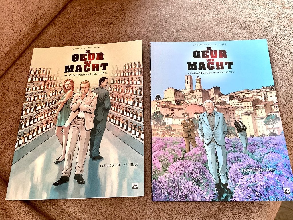 2 strips: de geur van de macht. Delen 1 en 2, Boeken, Meerdere stripboeken, Ophalen of Verzenden, Zo goed als nieuw