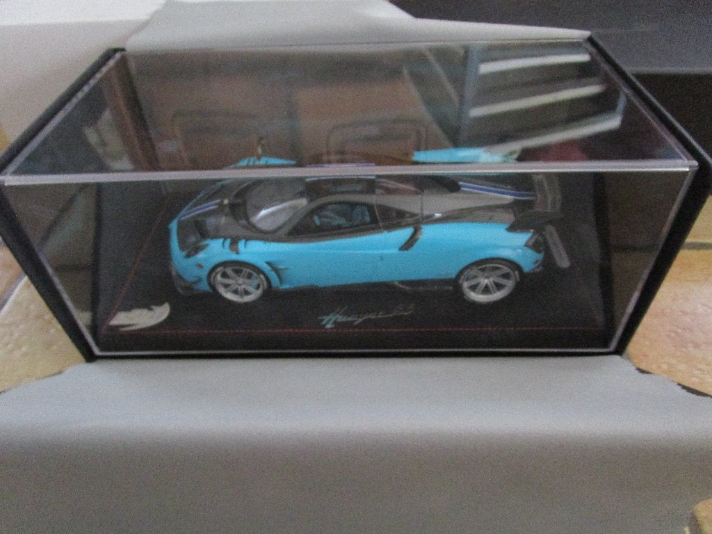 bbr pagani huayra bc baby blue 1:18., Enlèvement ou Envoi, Comme neuf, Voiture, Autres marques