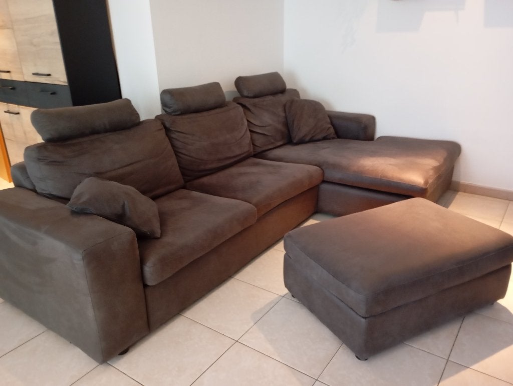 Divan méridienne, Maison & Meubles, Trois personnes, 250 à 300 cm, Banc d'angle, Comme neuf