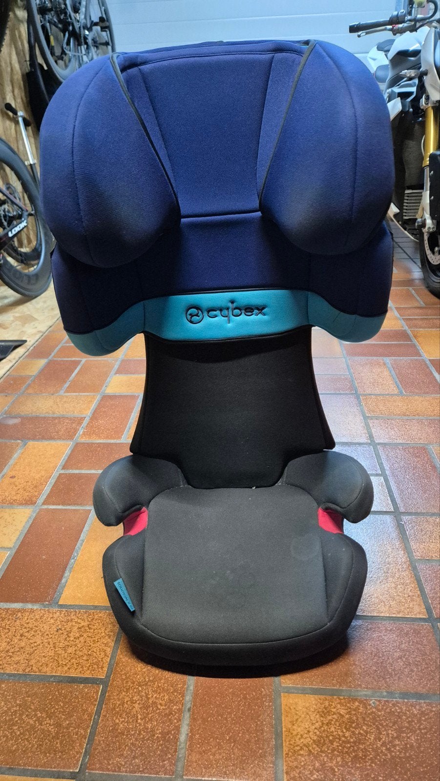 CYBEX Silver Siège Auto Solution X-Fix groupes 2/3 blue moon, Enfants & Bébés, Enlèvement, Isofix