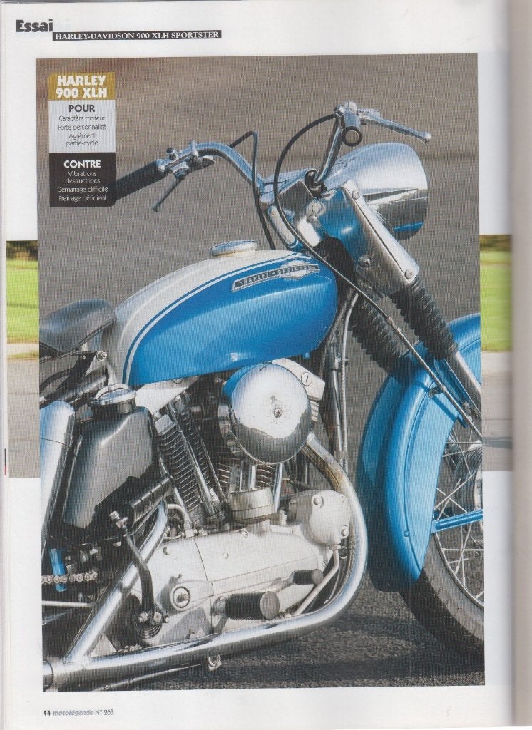 1965 Moto Harley Davidson 900 XLH Sportster collection, Envoi, Utilisé
