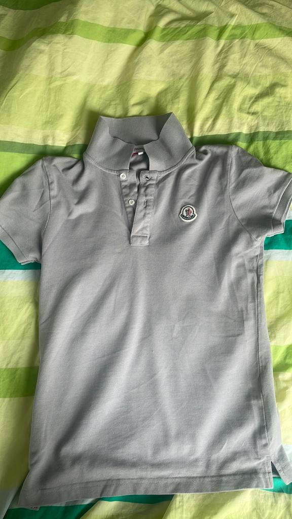 Moncler polo, Kleding | Heren, Ophalen, Gedragen, Maat 46 (S) of kleiner, Grijs