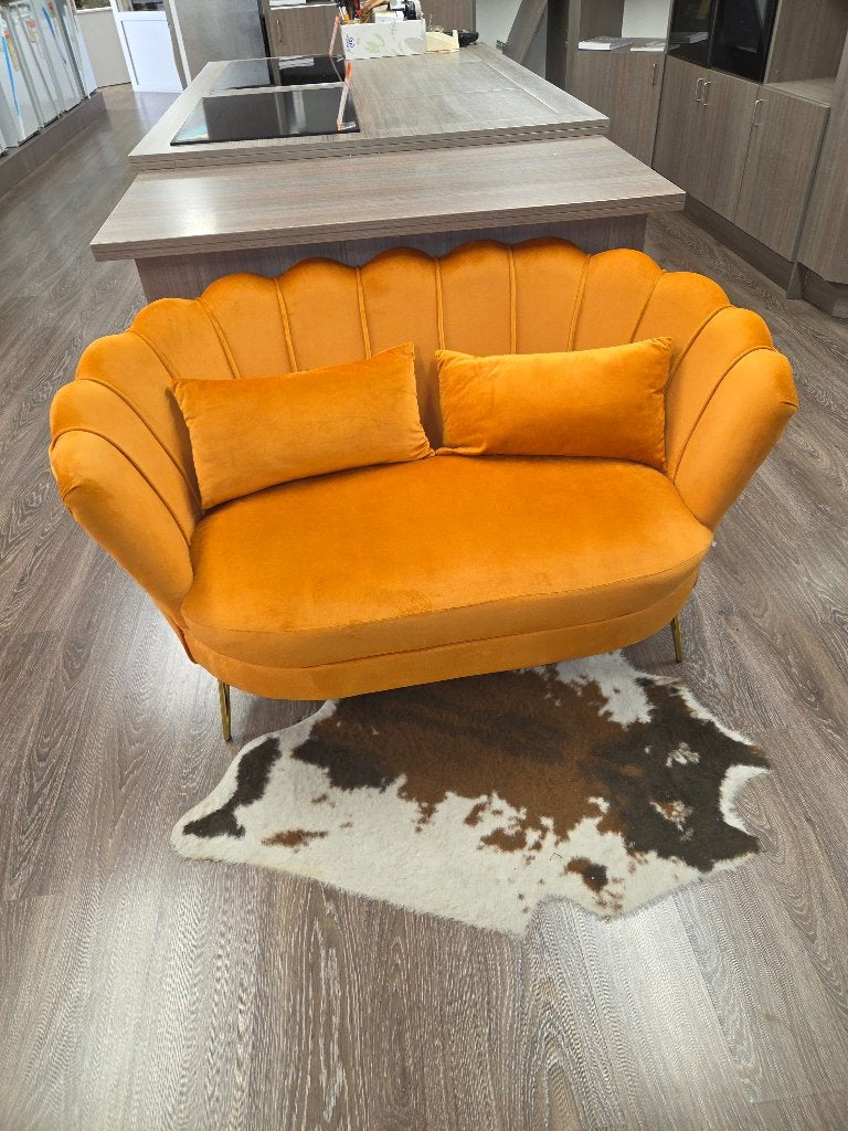 Retro zetel, Huis en Inrichting, Ophalen, Tweepersoons, 75 tot 100 cm, Zo goed als nieuw