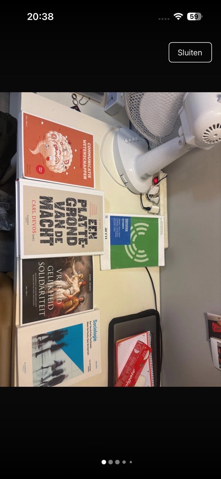 Boeken van communicatiewetenschappen UGENT, Boeken, Ophalen, Zo goed als nieuw