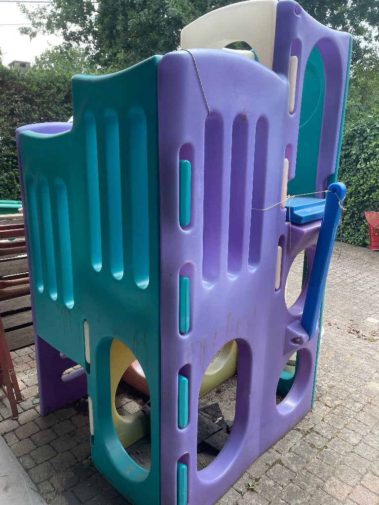 Speeltoren, Kinderen en Baby's, Speelgoed | Buiten | Speeltoestellen, Ophalen, Gebruikt, Glijbaan