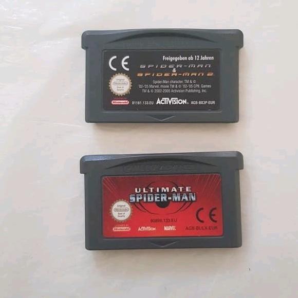 Lot jeux spiderman game boy advance