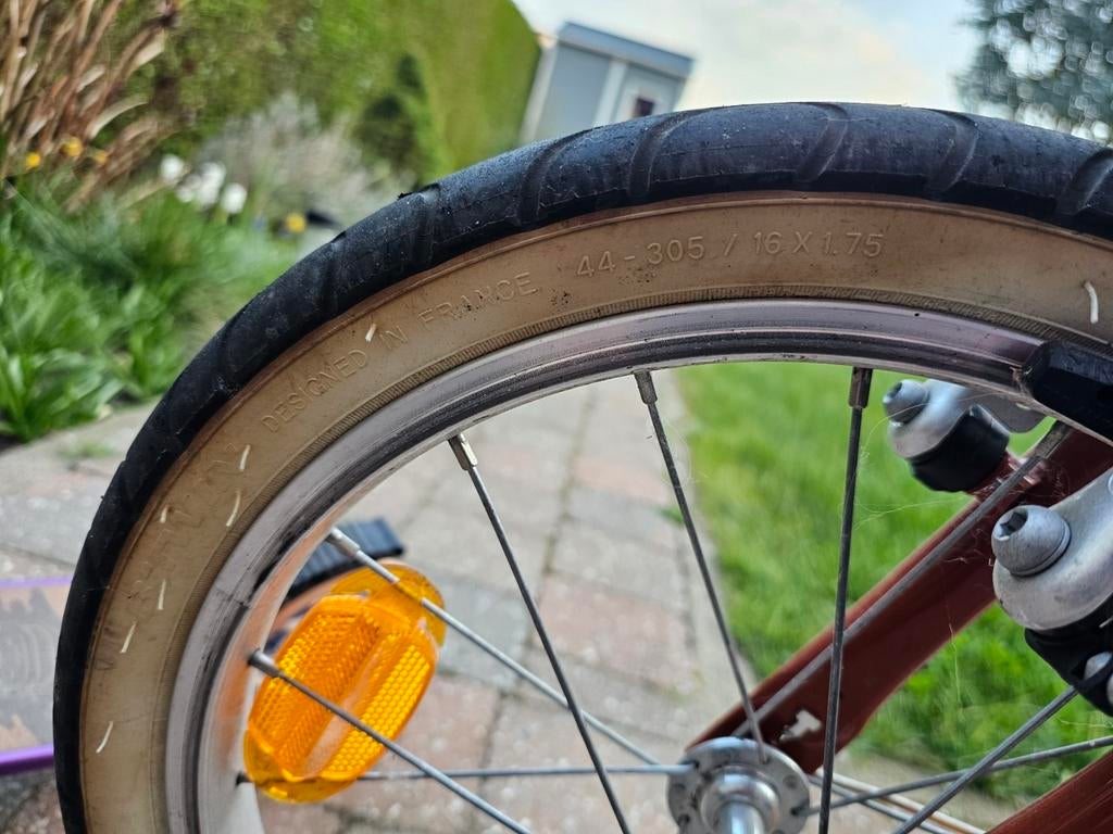 Kinder fiets mat 16 inch met rijopleidingsbar goed onderhoud, Fietsen en Brommers, Fietsen | Kinderfietsjes, Ophalen