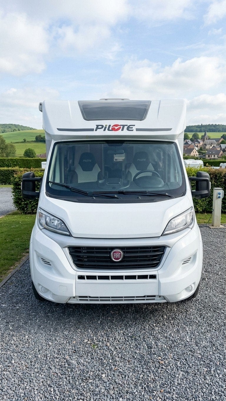 mobilhome fiat pilote, Caravans en Kamperen, Treinzit, Particulier, Half-integraal, Handgeschakeld