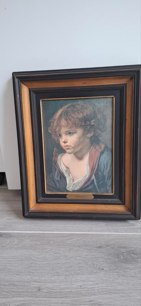schilderijtje met kader, Antiek en Kunst, Ophalen of Verzenden