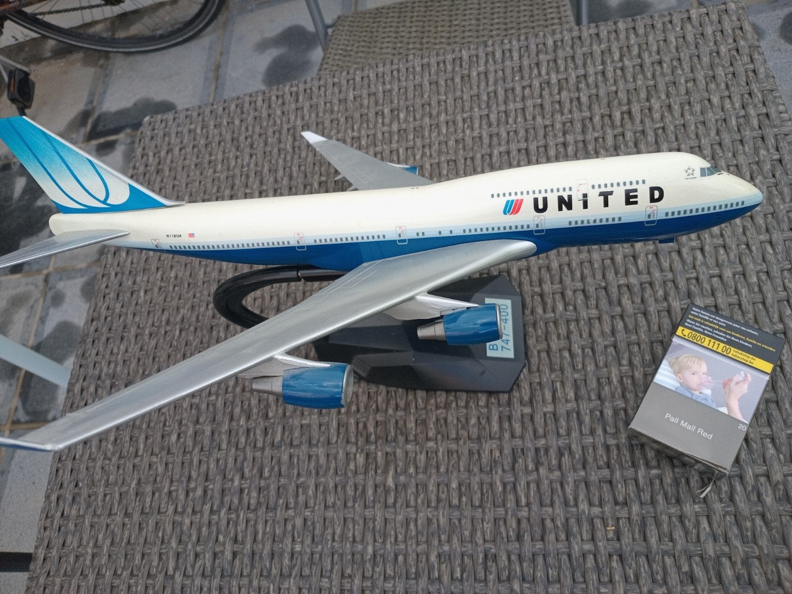 Boeing 747-400 United, Enlèvement