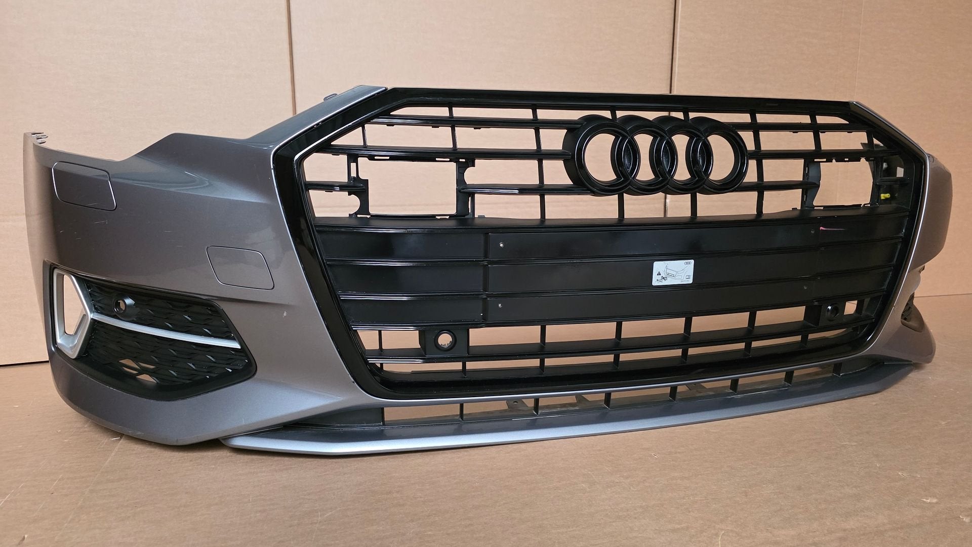 Voorbumper Audi A6 C8 4K 4xPDC KLS Origineel bj.2018-2023, Autos : Pièces & Accessoires, -, Origine de la pièce connue, Audi, Utilisé