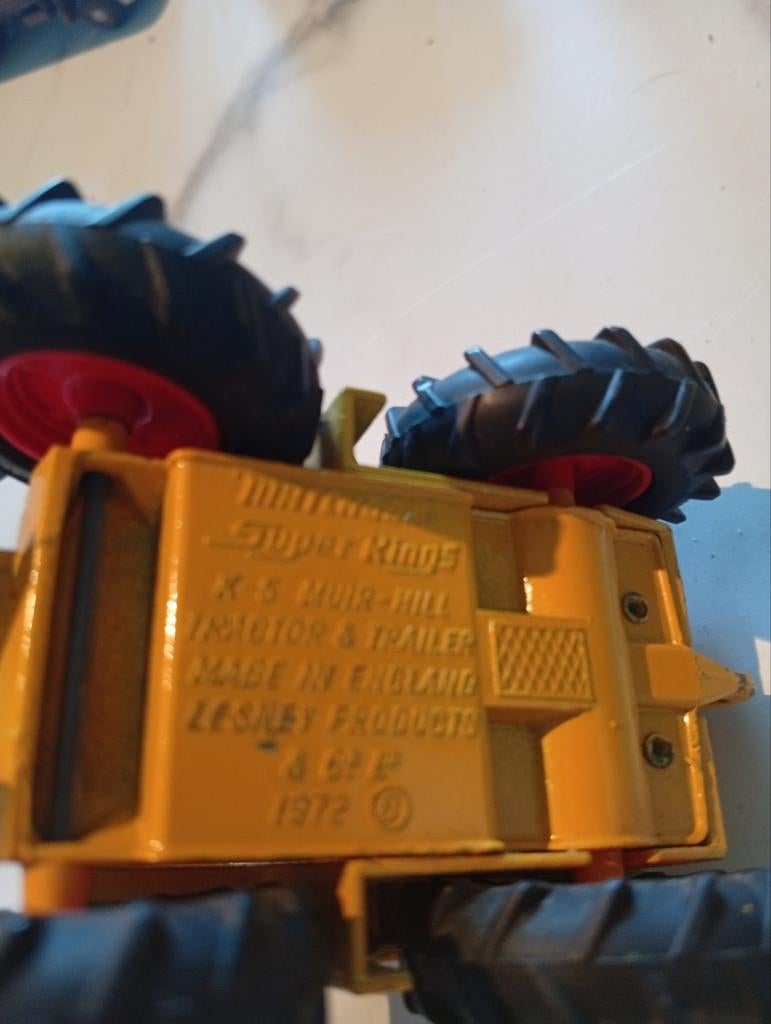 Matchbox Super Kings K-5 Muir-Hill jaune., Enlèvement, Utilisé