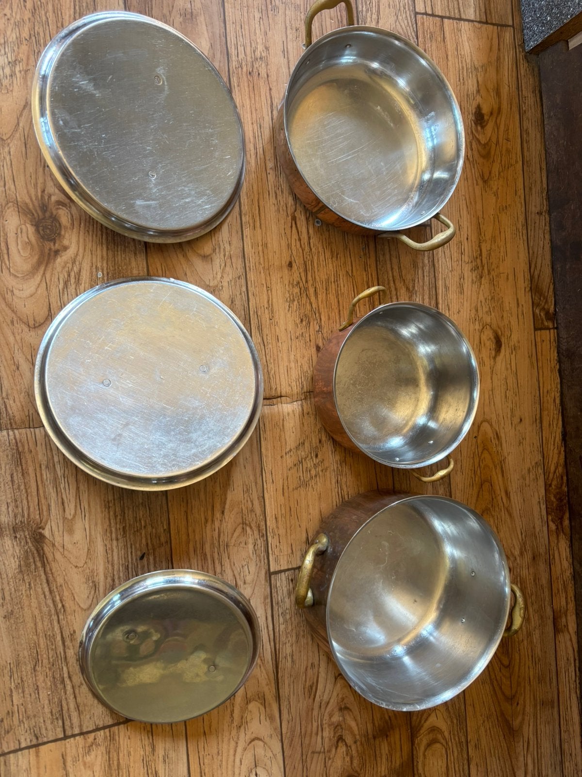 3 potten van inocuivre koper, Ophalen of Verzenden, Koper