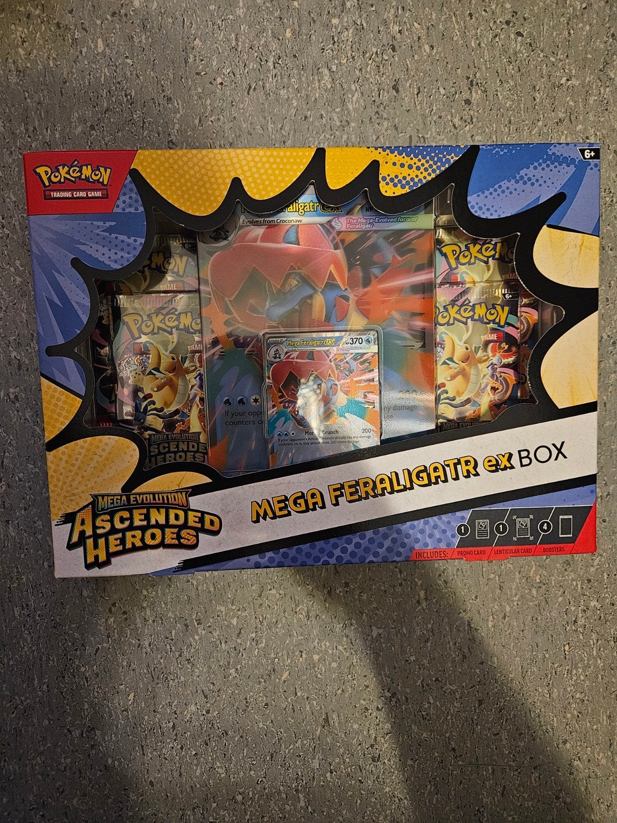 Pokémon Ascended Heroes Ex box Mega Feraligatr), Ophalen of Verzenden, Nieuw, Boosterbox, Foil