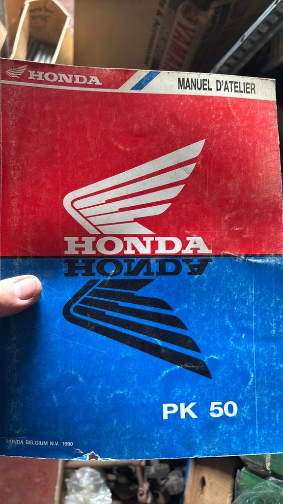 Manuel d'atelier d'origine Honda PK50 Wallaroo, Motos, Enlèvement ou Envoi, Honda