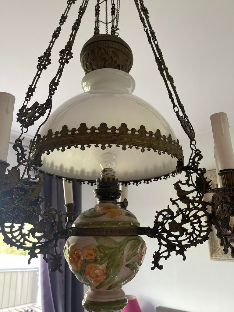 Lustre ancien 6 branches, Ophalen