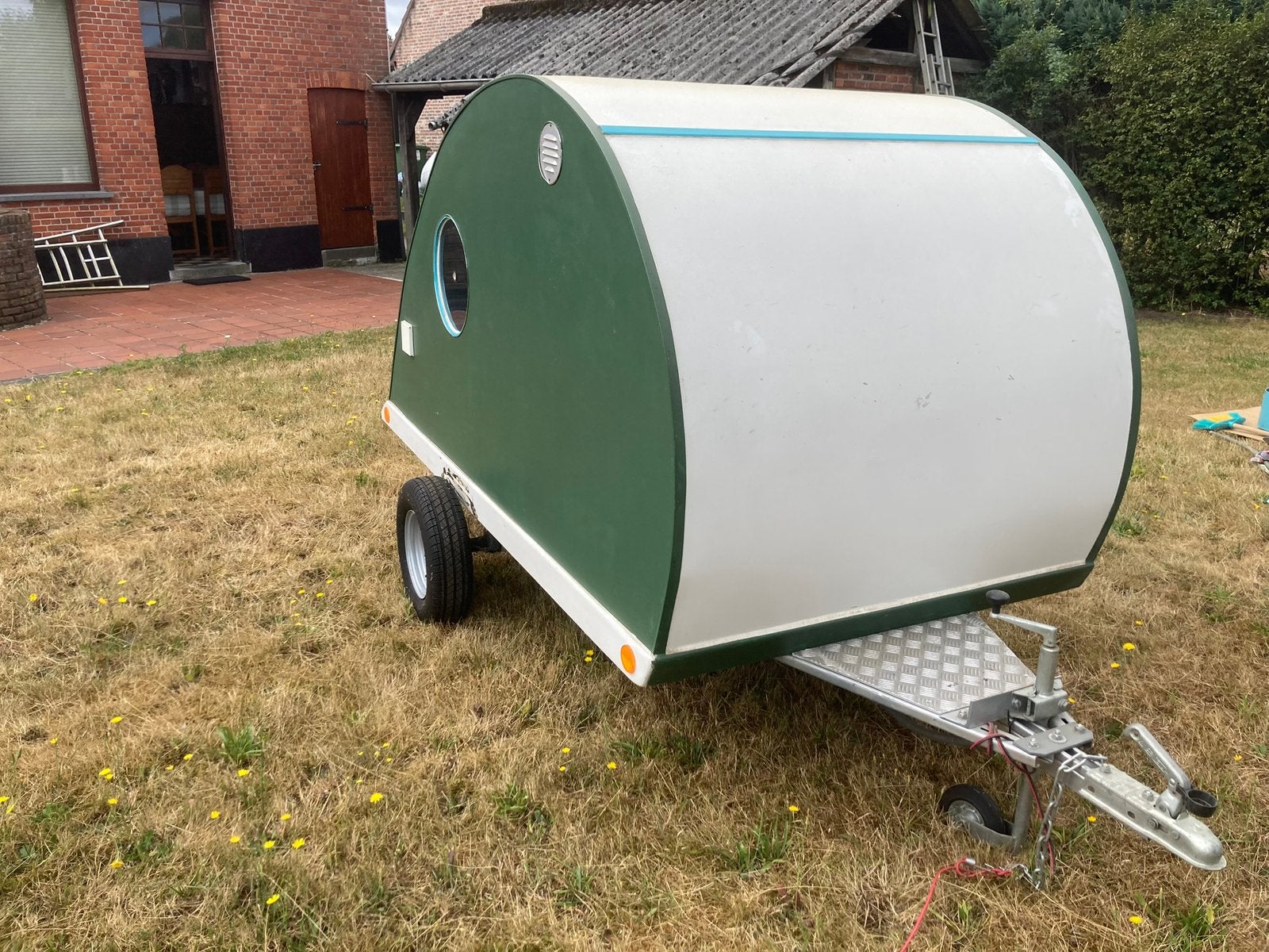 Teardrop minicaravan, Caravans en Kamperen, Ophalen, Zo goed als nieuw