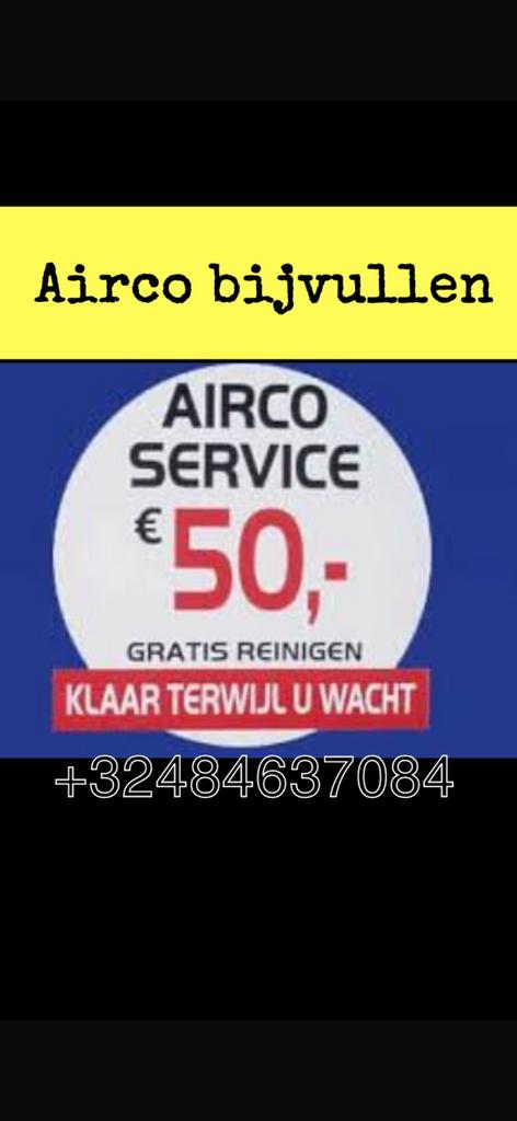 Airco service vanaf 50€, Particulier, Te koop
