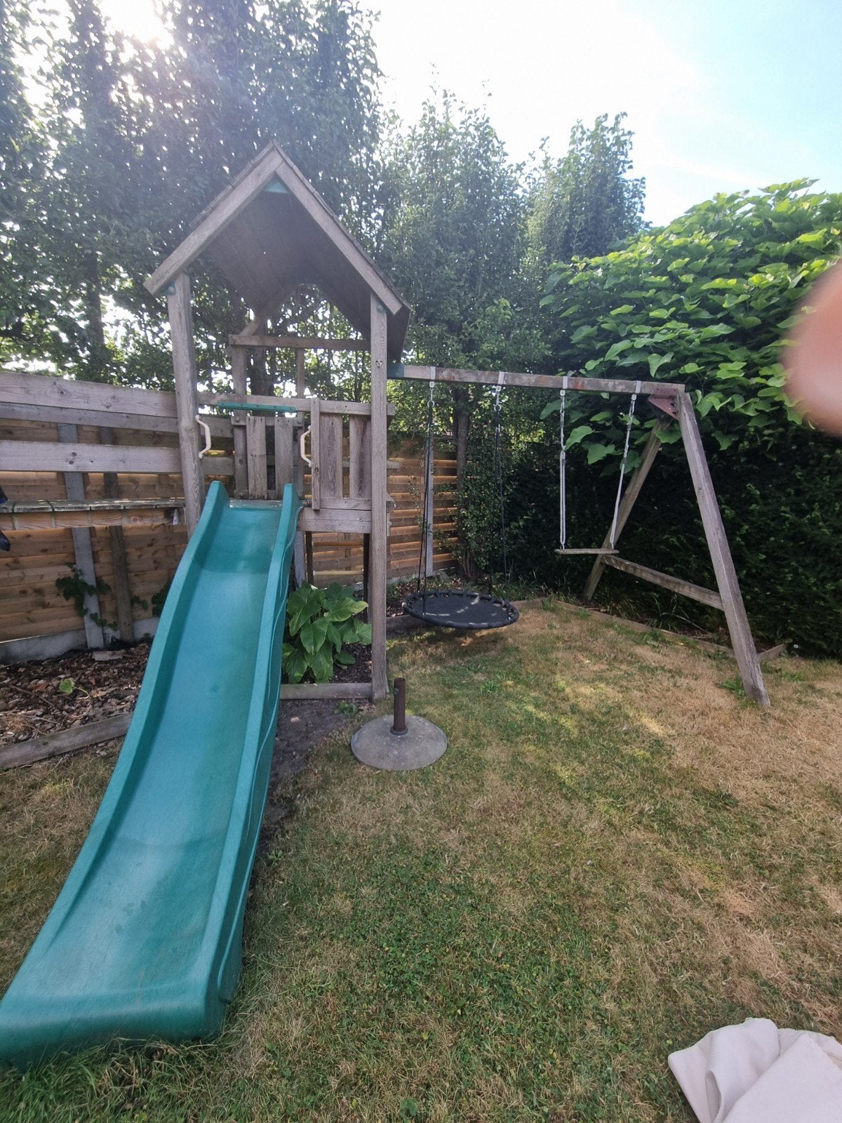 Speeltoren jungle gym, Kinderen en Baby's, Speelgoed | Buiten | Speeltoestellen, Ophalen, Glijbaan