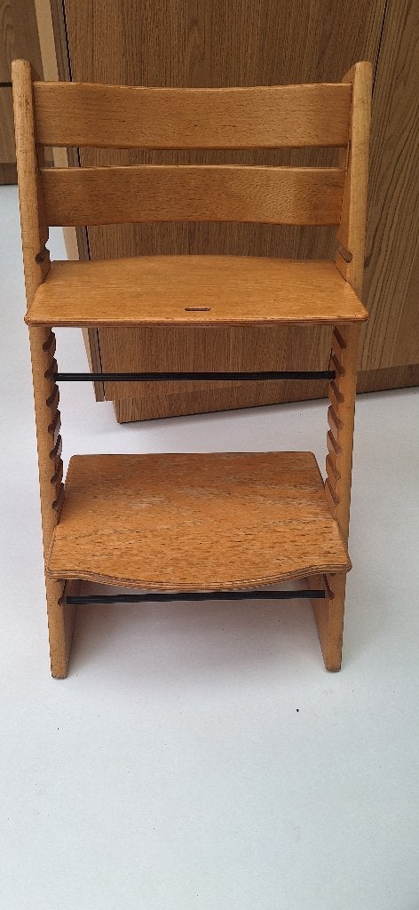 Trip trap stokke, Ophalen, Gebruikt, Meegroeistoel