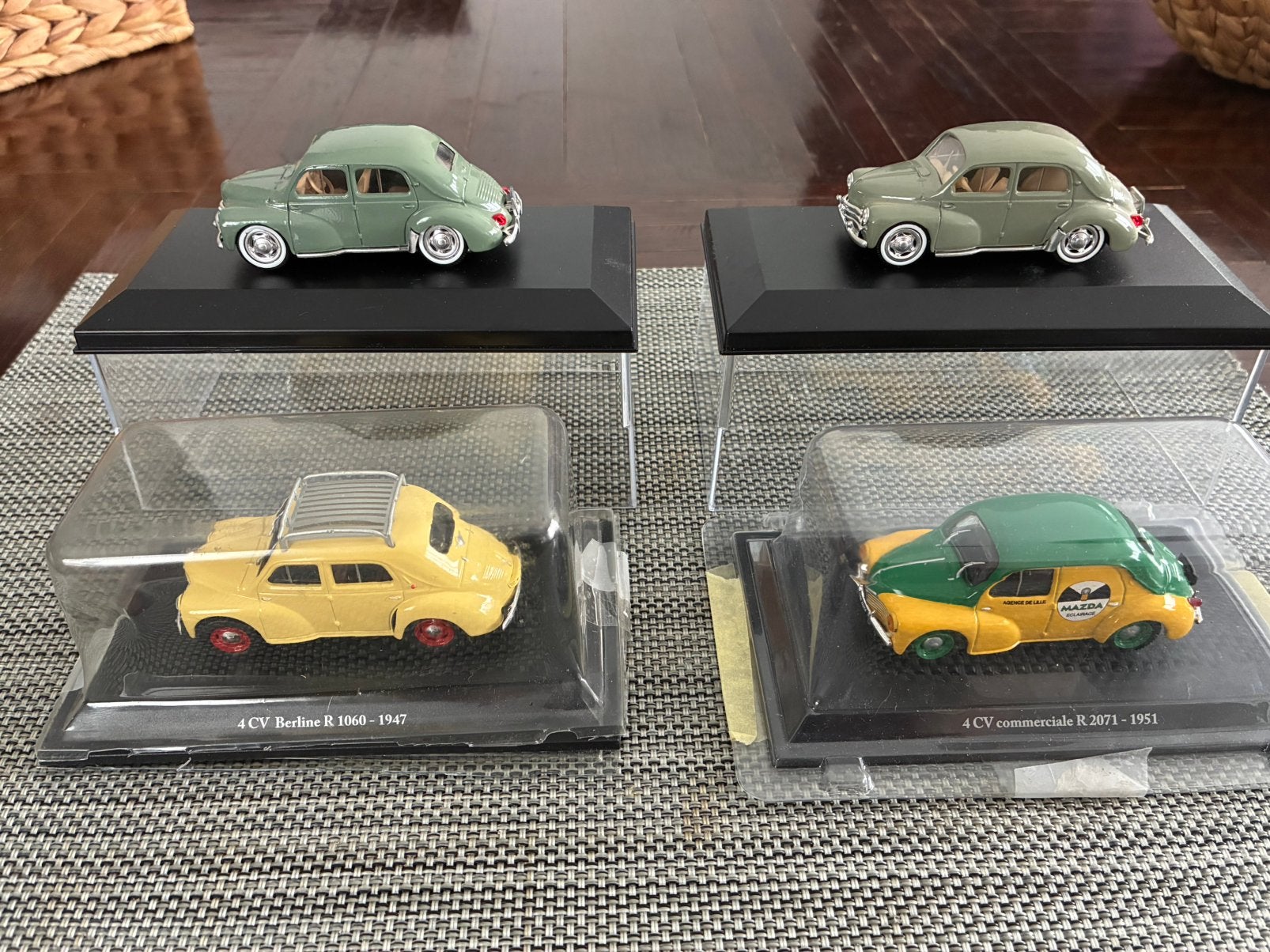 collection Renault 4cv solido eligor 1/43, Enlèvement, Utilisé, Voiture, Solido