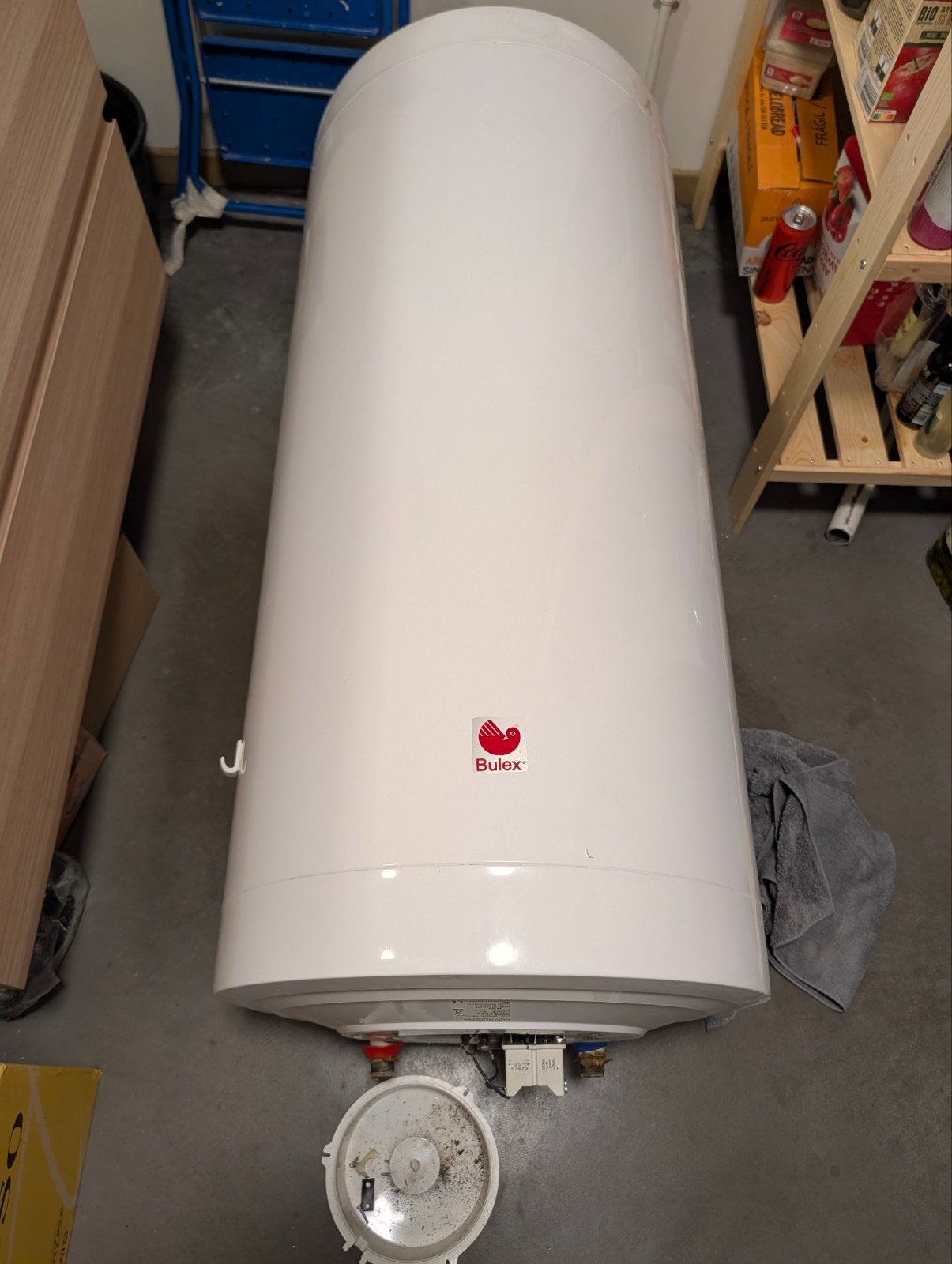 Chauffe-eau électrique Bulex 200L 2400W Résistance Stéatite, 100 litres ou plus, Utilisé, Chauffe-eau, Plus de 10 ans