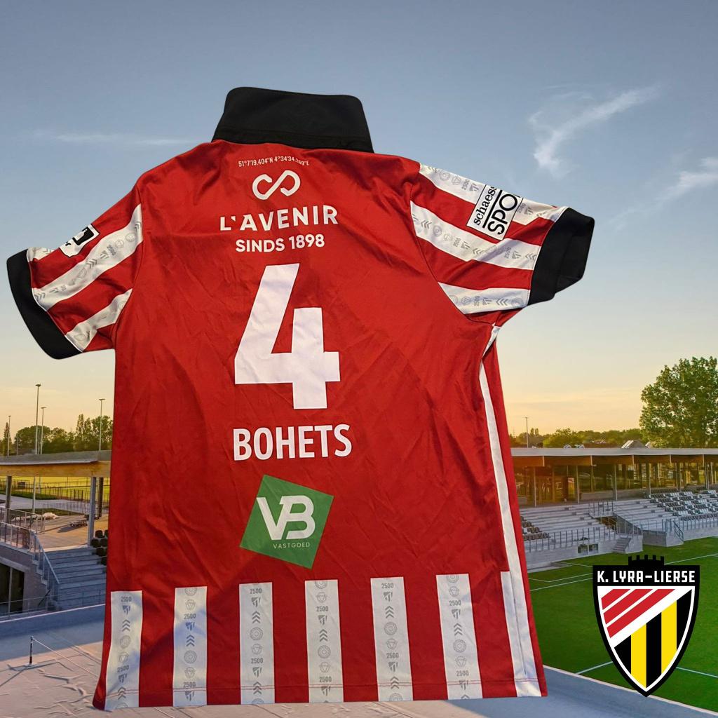 Matchworn shirt | K. Lyra-Lierse | Kobe Bohets, Sport en Fitness, Voetbal, Gebruikt, Shirt, Service@jako.com, Maat L