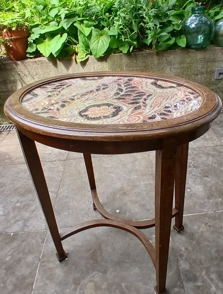 antieke tafel art deco eik, Enlèvement