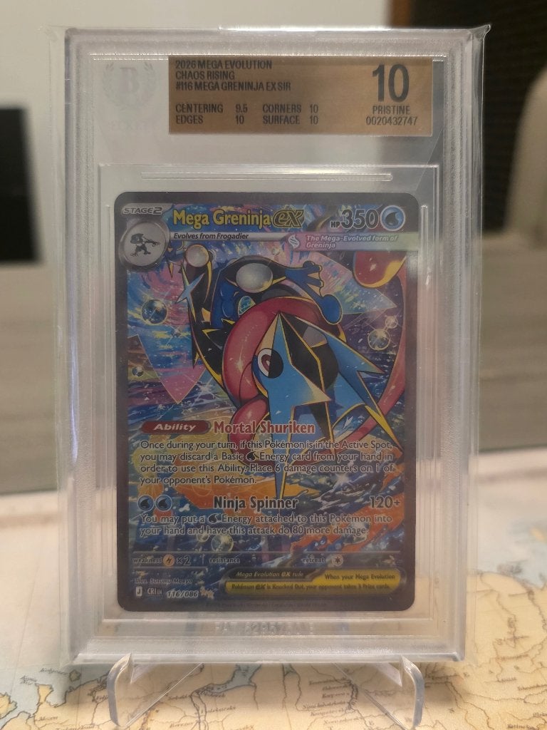 2026 Pokemon TCG Mega Evolution #116 Mega Greninja ex SIR, Ophalen of Verzenden, Nieuw, Losse kaart