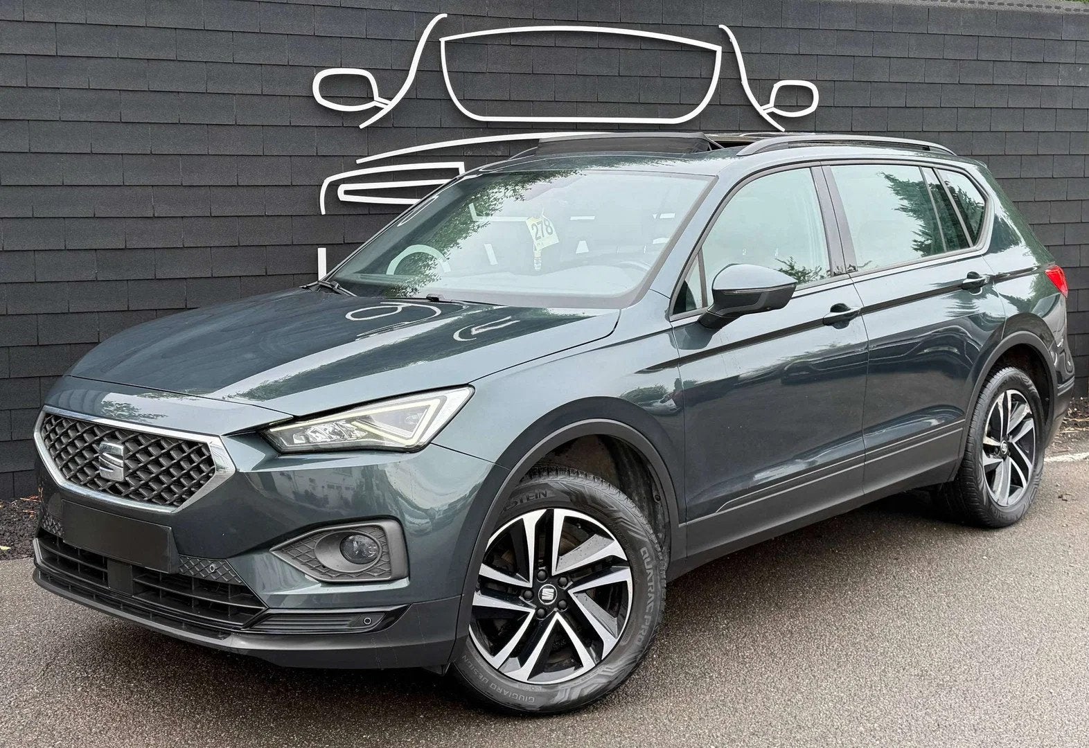 SEAT Tarraco 2.0 TDi 4Drive DSG+7 PLACES+NAVI+TOIT OUVR+EURO, Auto's, Seat, Automaat, Stof, Gebruikt, 4 cilinders