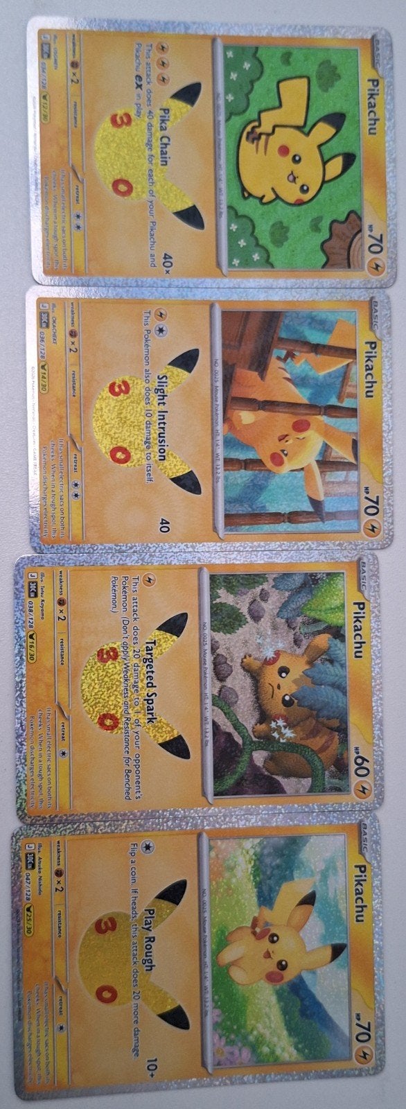 pokemon 30th pikachu 4x, Enlèvement