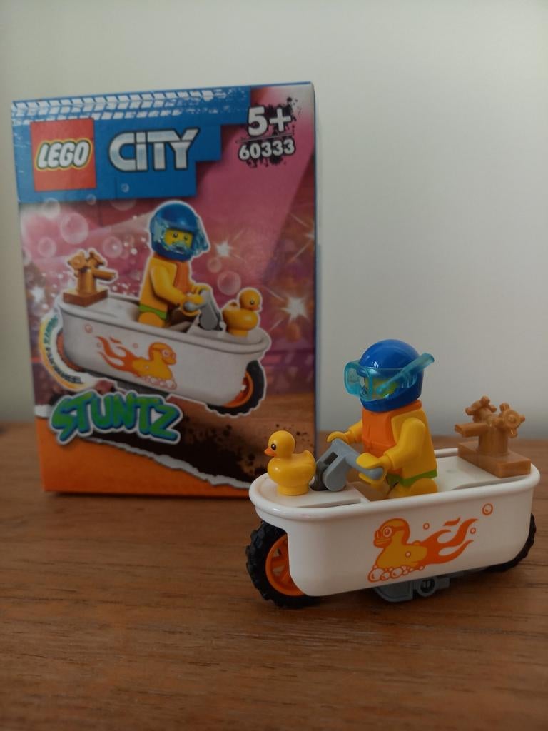 Lego city Stuntz 60333 badeend (met voorwielaandrijving), Enlèvement ou Envoi