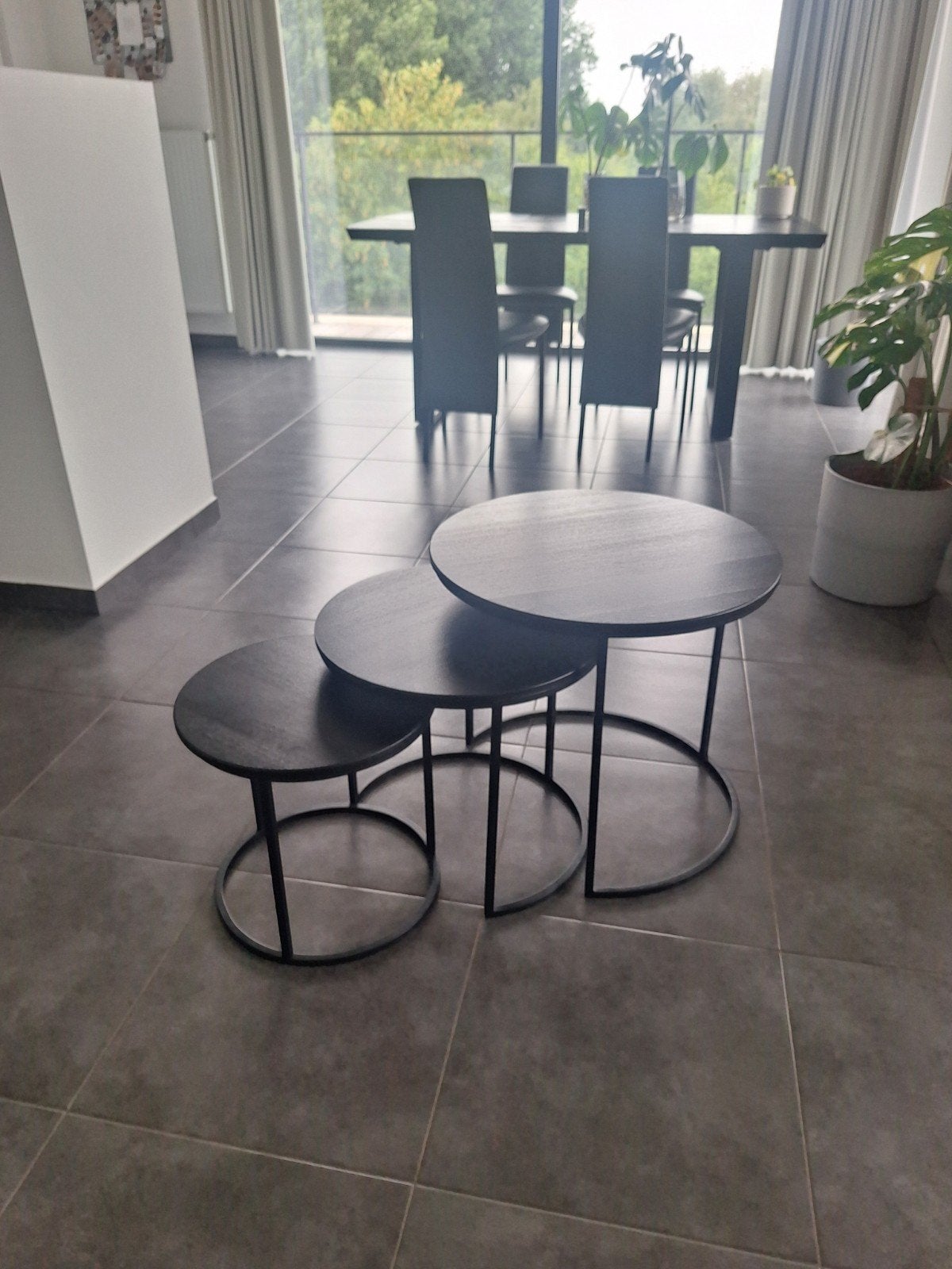 Salontafel zwart, Huis en Inrichting, Ophalen