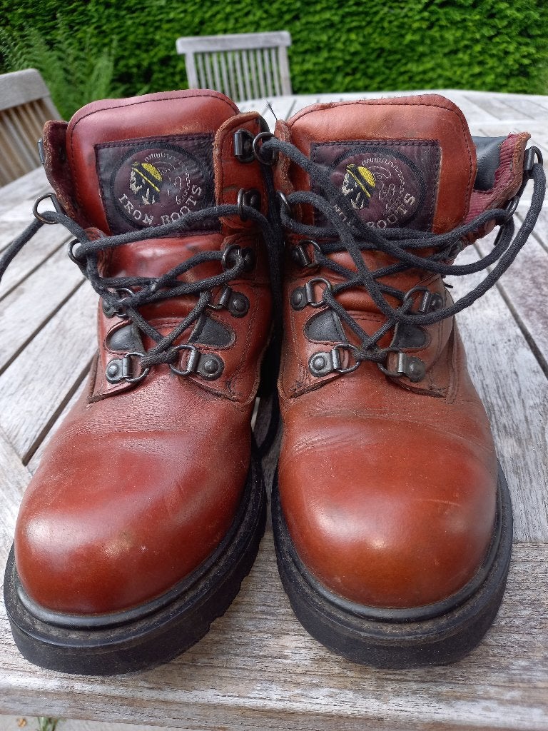 Bottines Iron Boots, Iron Boots, Enlèvement ou Envoi, Comme neuf, Brun