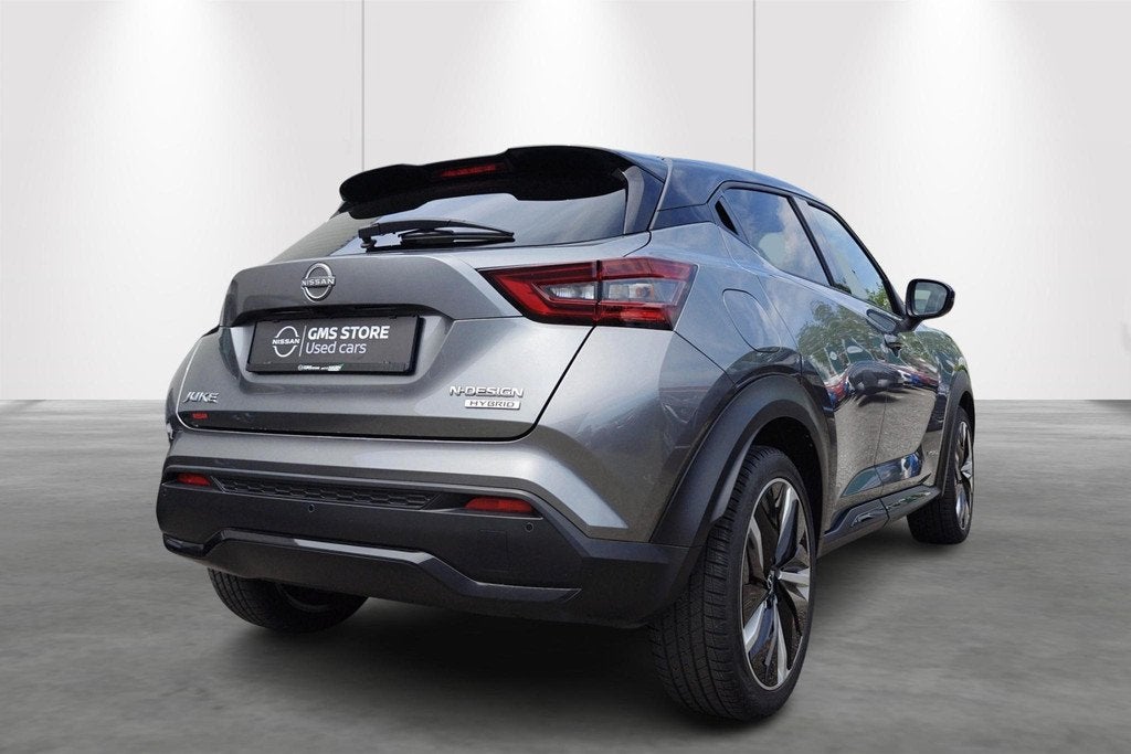 Nissan Juke 1.6 Hybrid 145 N-Design (automatique), Autos, Nissan, Argent ou Gris, 750 kg, 109 g/km, Noir