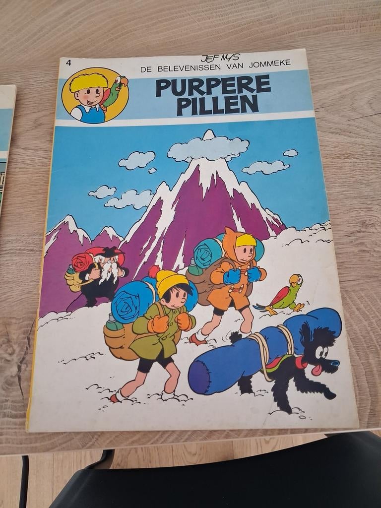 4 strips jommeke, wit zwart, Plusieurs BD, Enlèvement, Utilisé