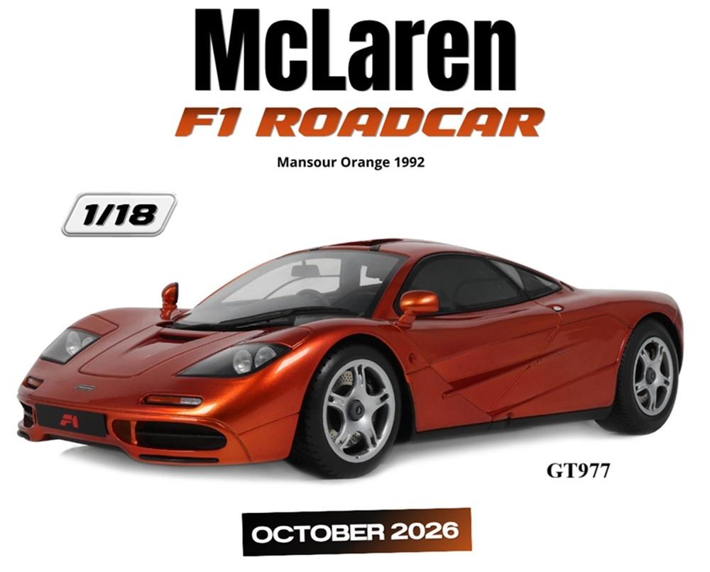 McLaren F1 Roadcar GT Spirit 1/18 neuf, Enlèvement ou Envoi, Neuf, Voiture, Autres marques