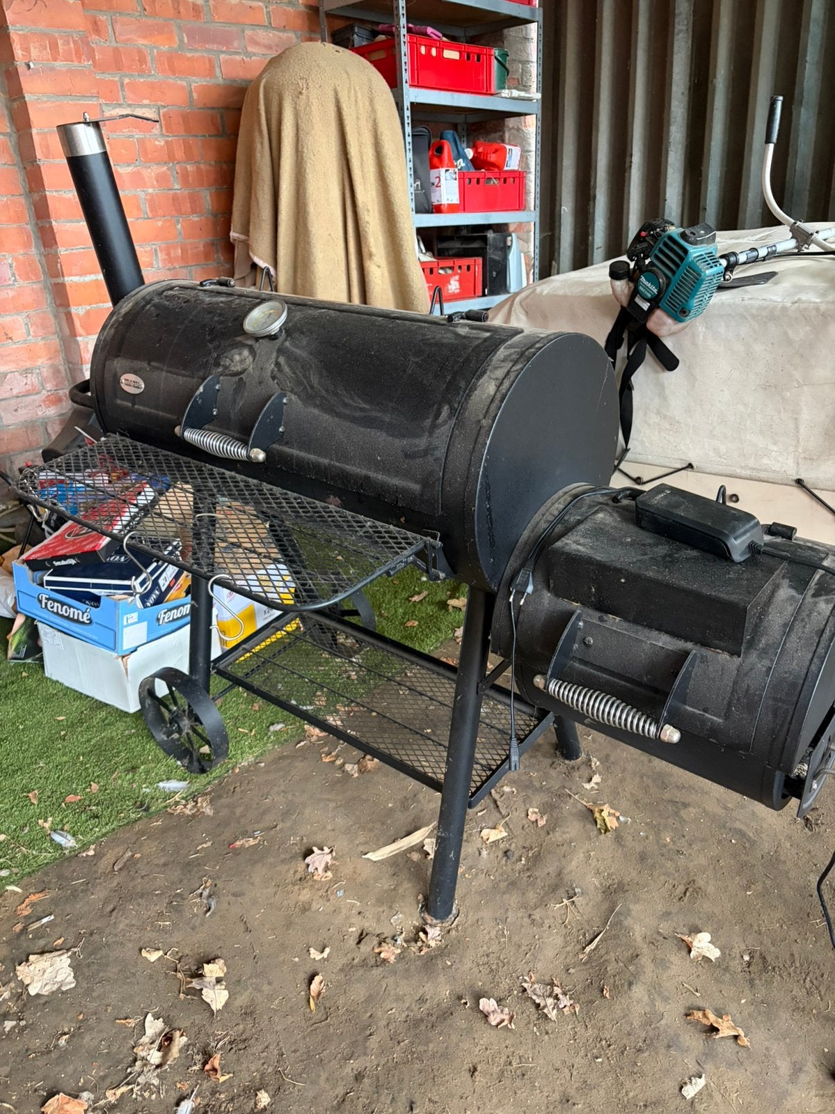 Oklahoma bbq top staat! 1 keer gebruikt, Tuin en Terras, Ophalen, Zo goed als nieuw