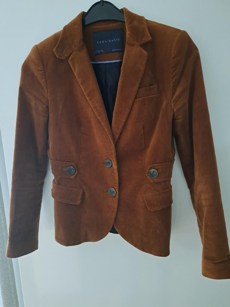Zara bruine blazer maat 36, Kleding | Dames, Bruin, Zara, Ophalen of Verzenden, Zo goed als nieuw