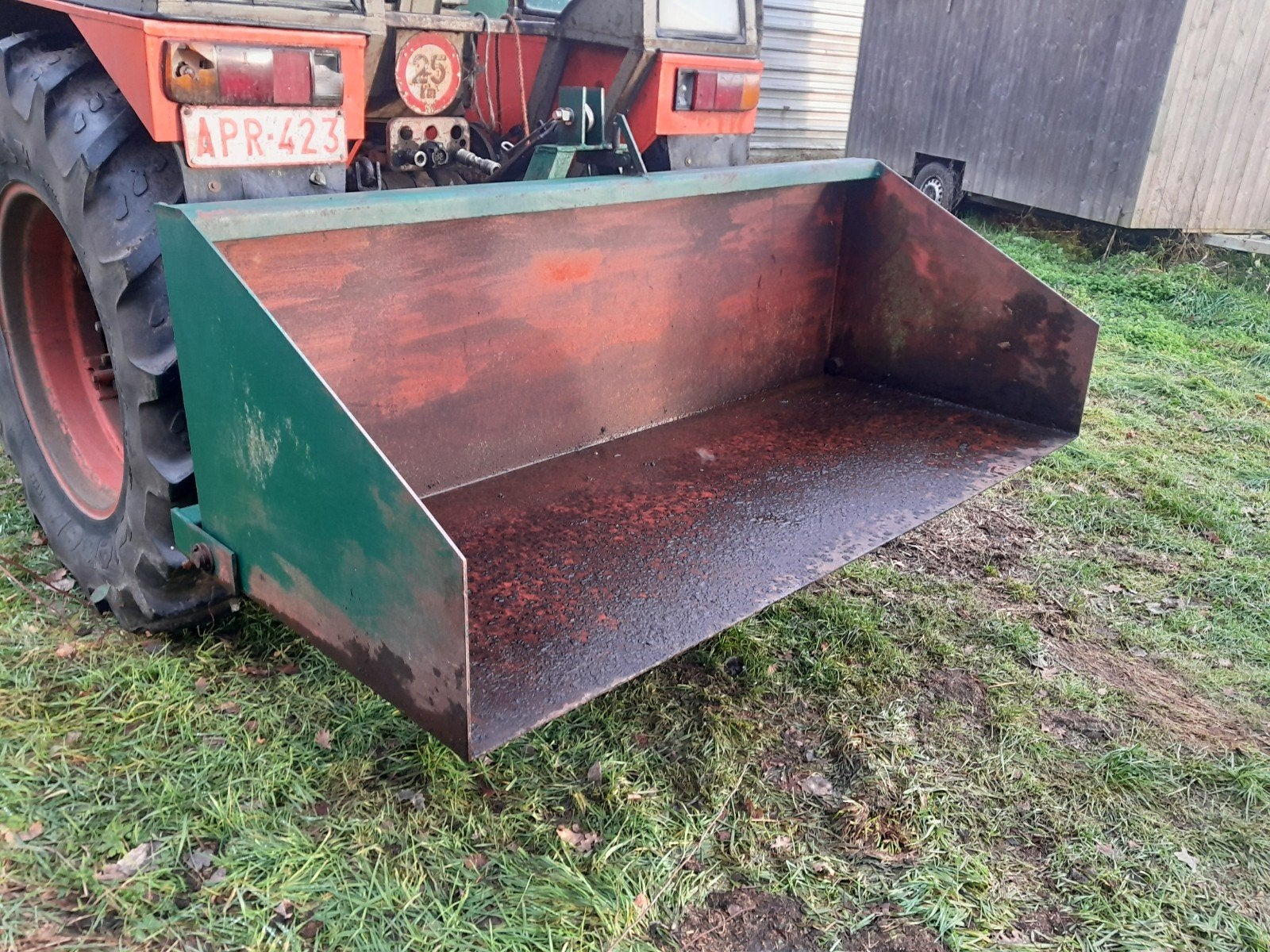 nette grondbak transportbak kipbak 220cm, Ophalen