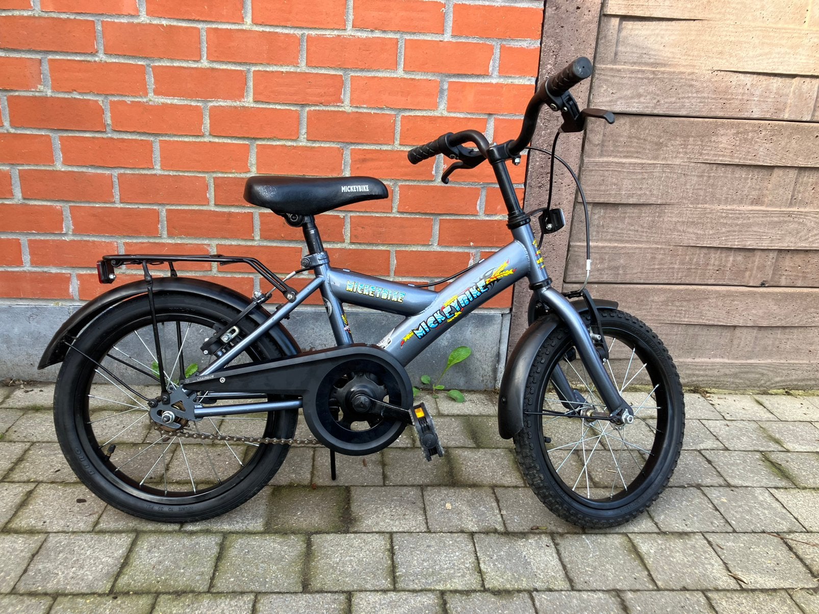 Vélo pour enfants 17 pouces, Vélos & Vélomoteurs, Frein sur jante, Enlèvement, Utilisé, Frein à main