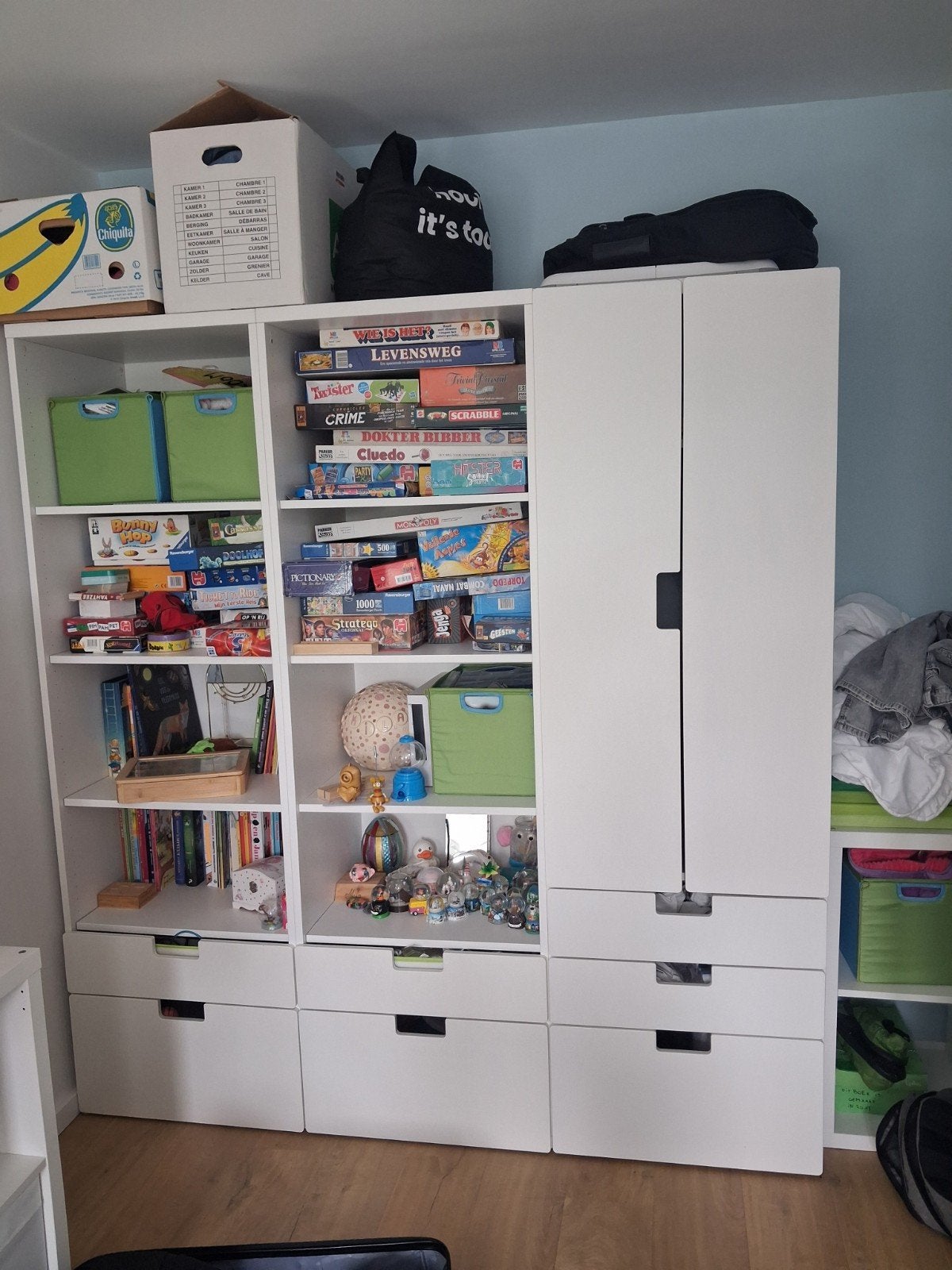 Ikea Stuva kast, Ophalen