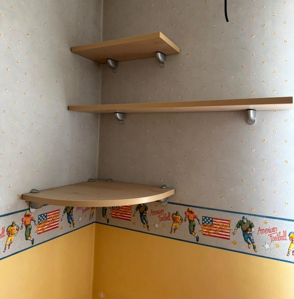 5 mooie wandplanken in hout van gautier, Maison & Meubles, Enlèvement, Comme neuf