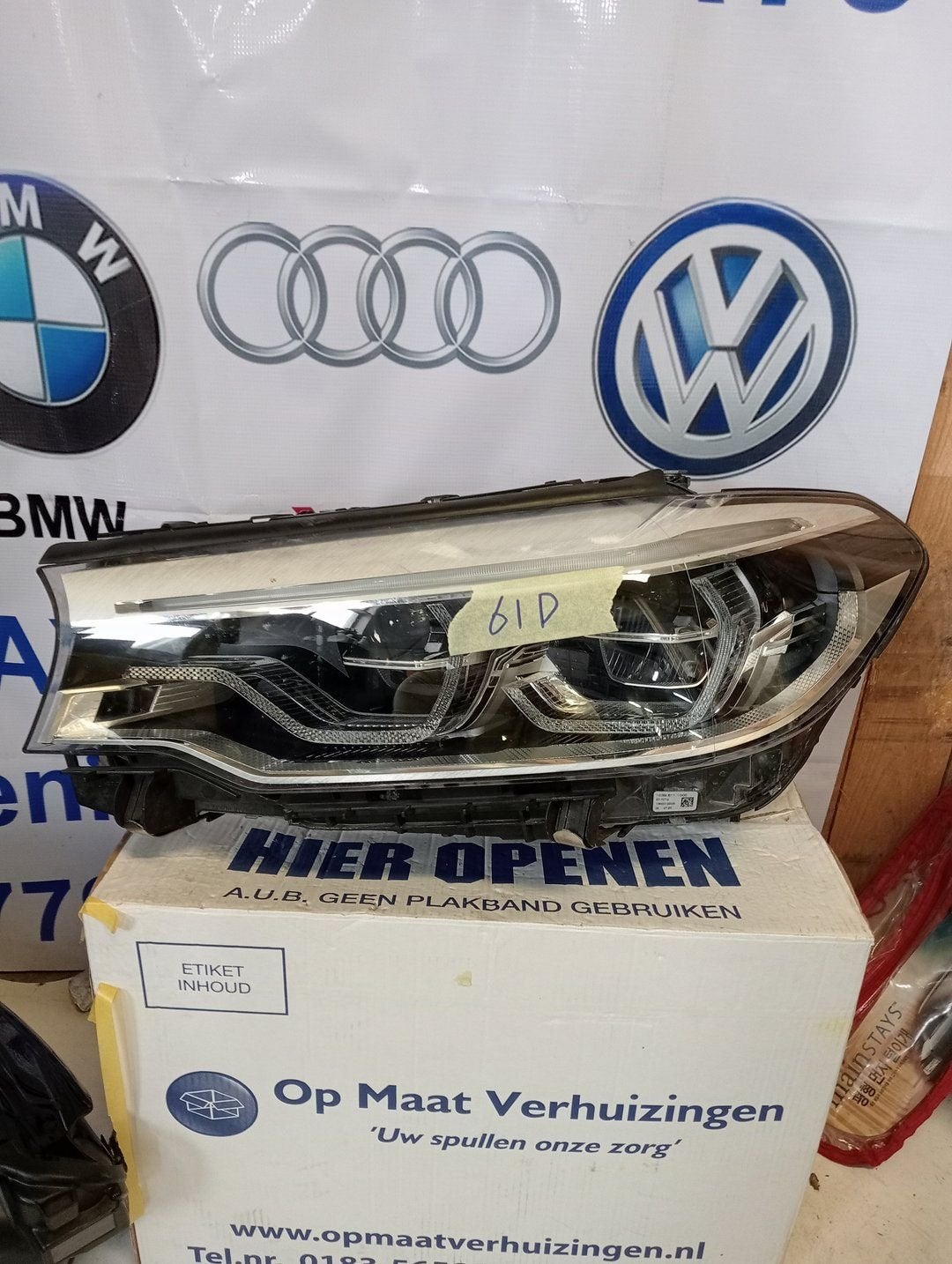 BMW 5 SERIE G30 G31 ADAPTIEVE VOL LED KOPLAMP 7439209-01, -, Utilisé, -, Enlèvement ou Envoi