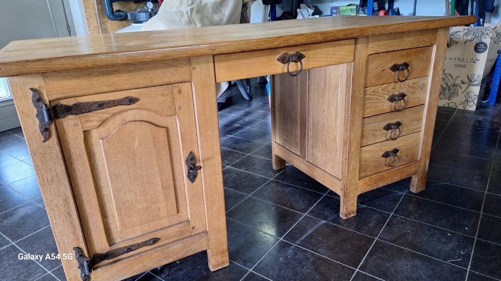 Bureaumeubel, Huis en Inrichting, Ophalen, Gebruikt, Hout, 74 cm