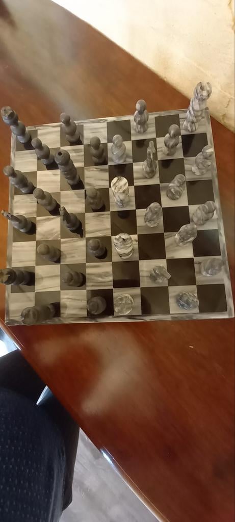 Marmeren schaakspel, Antiek en Kunst, Ophalen