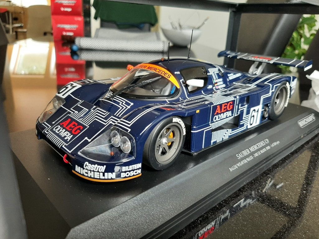 Sauber Mercedes C9 24h Le Mans 1988 1:18 Minichamps, Hobby & Loisirs créatifs, Voitures miniatures | 1:18, Neuf, MiniChamps, Enlèvement ou Envoi