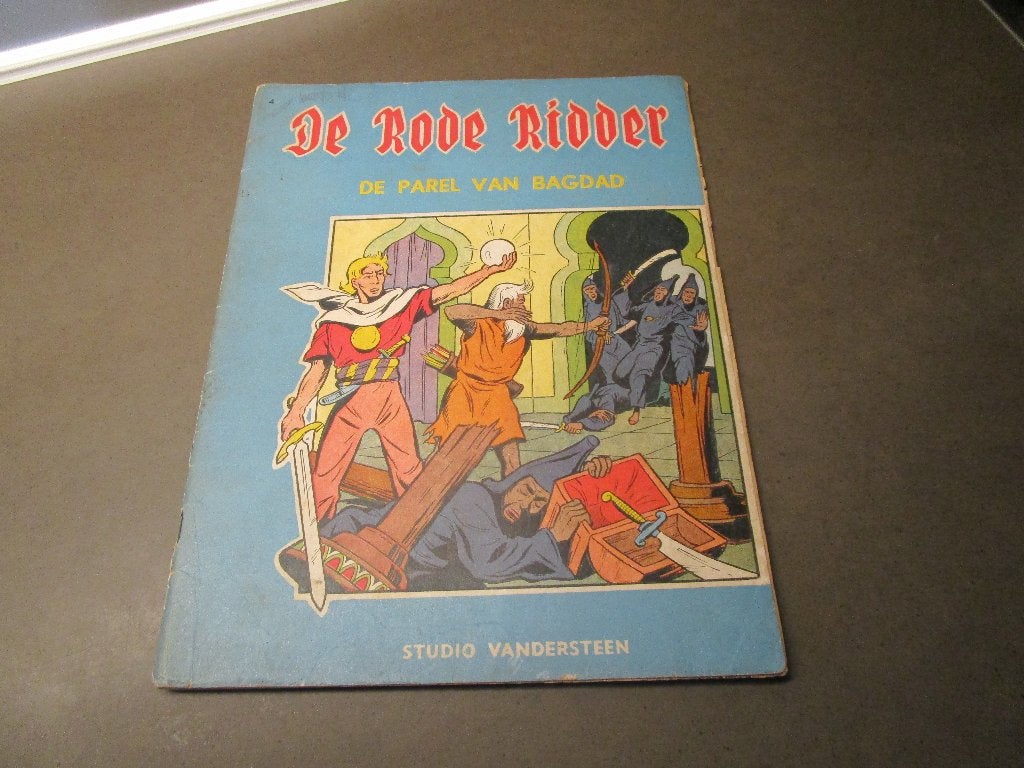 Rode Ridder - Parel van Bagdad - 1e druk - 1960, Boeken, Stripverhalen, Gelezen, Eén stripboek, Studio  Vandersteen, Ophalen of Verzenden