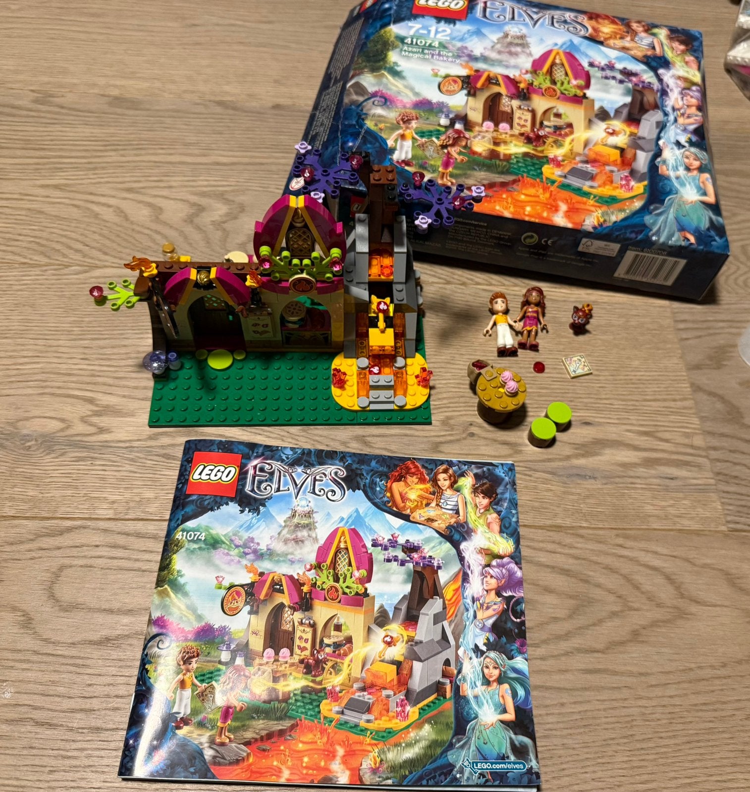 LEGO Elves 41074 Azari and the Magical Bakery 100% compleet, Ophalen, Gebruikt, Lego, Compleet
