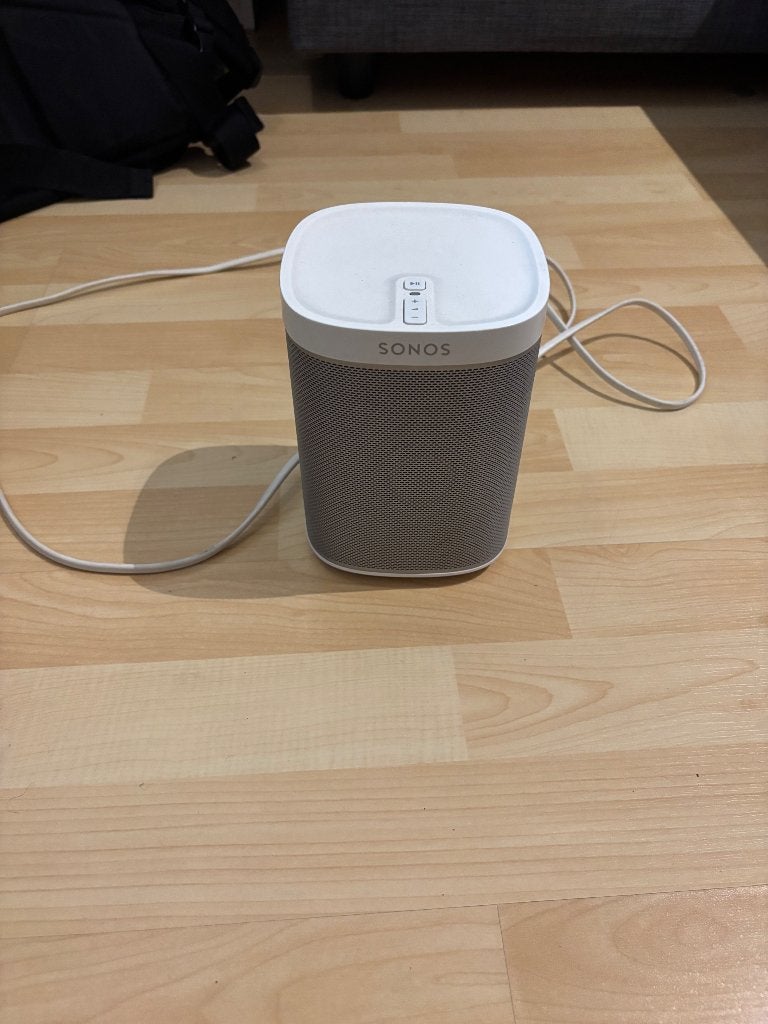 Sonons play 1 wit, Slimme speaker, Inclusief kabels, Zo goed als nieuw, Ophalen
